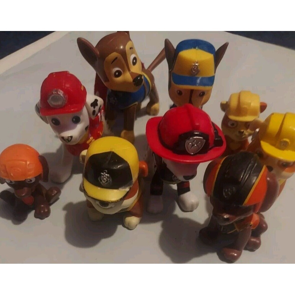 Paw Patrol Figures Lot Of 9